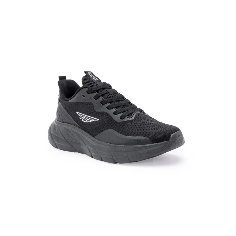 Black Sports Shoes for Men's- Lace-Up Shoes, Perfect Walking & Running Shoes for Men - Image 2