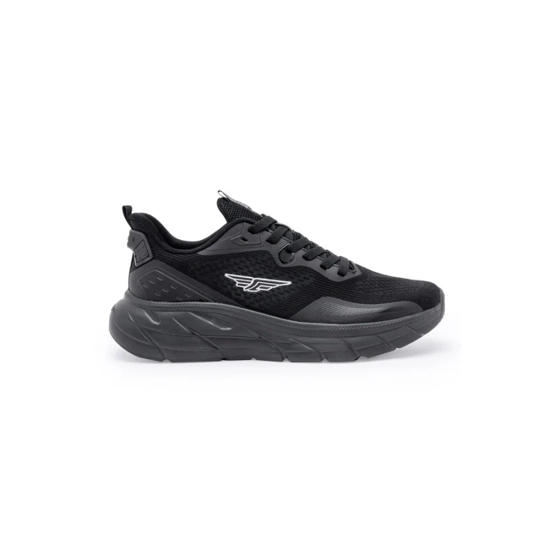 Black Sports Shoes for Men's- Lace-Up Shoes, Perfect Walking & Running Shoes for Men - Image 3