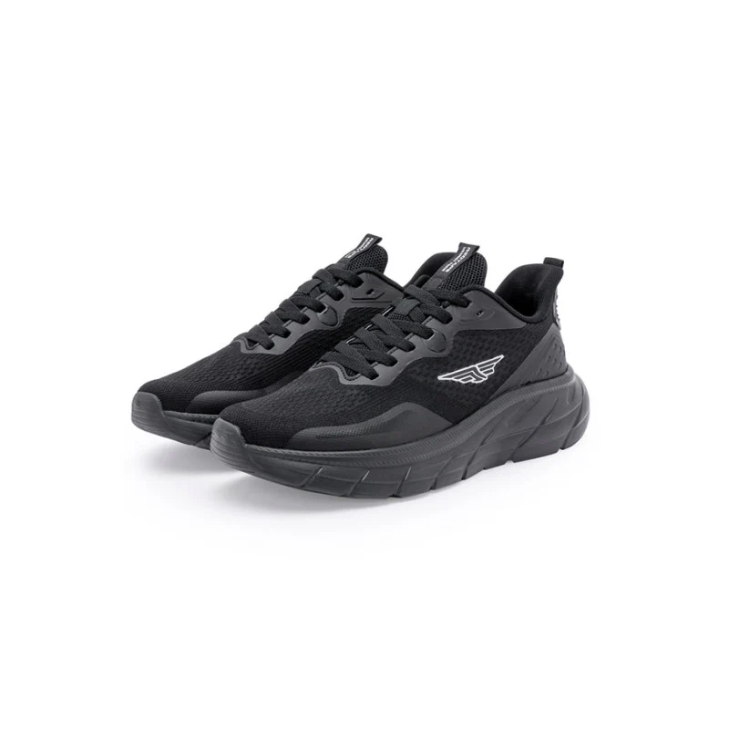 Black Sports Shoes for Men's- Lace-Up Shoes, Perfect Walking & Running Shoes for Men - Image 5