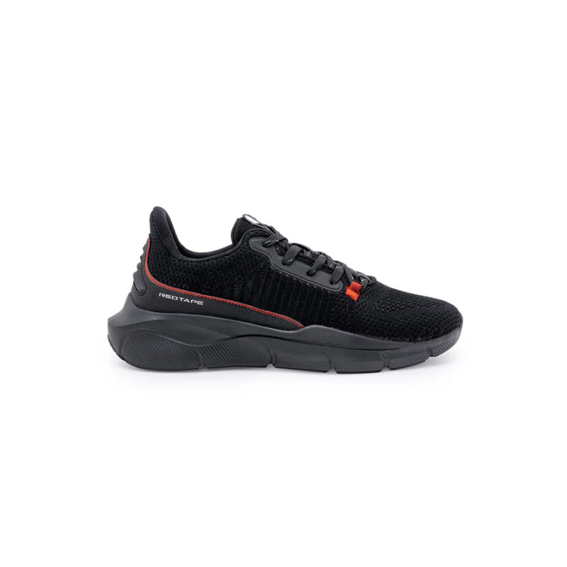 Black Sports Shoes for Men's- Lace-Up Shoes, Perfect Walking & Running Shoes for Men - Image 3