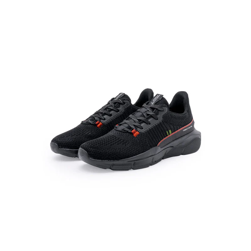 Black Sports Shoes for Men's- Lace-Up Shoes, Perfect Walking & Running Shoes for Men - Image 5