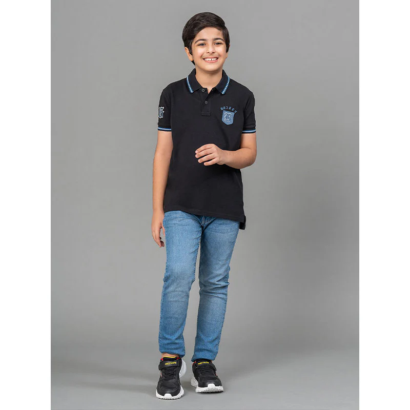 Black T-Shirt for Boys - Image 5