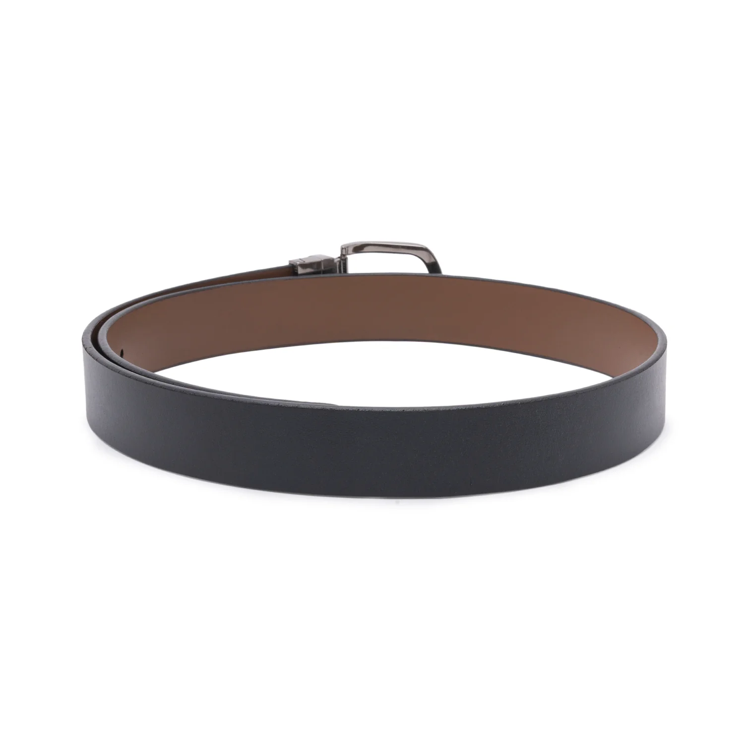 Black Tan Formal leather Belt for Men | Durable Leather Belt | Solid Leather Belt | Reversible - Image 8
