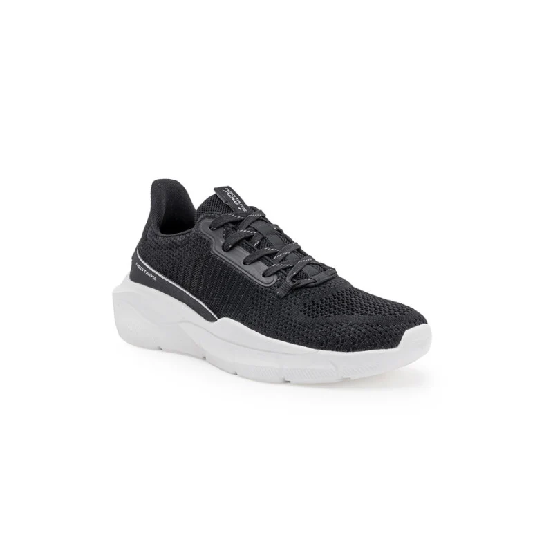 Black/White Sports Shoes for Men's- Lace-Up Shoes, Perfect Walking & Running Shoes for Men's - Image 2