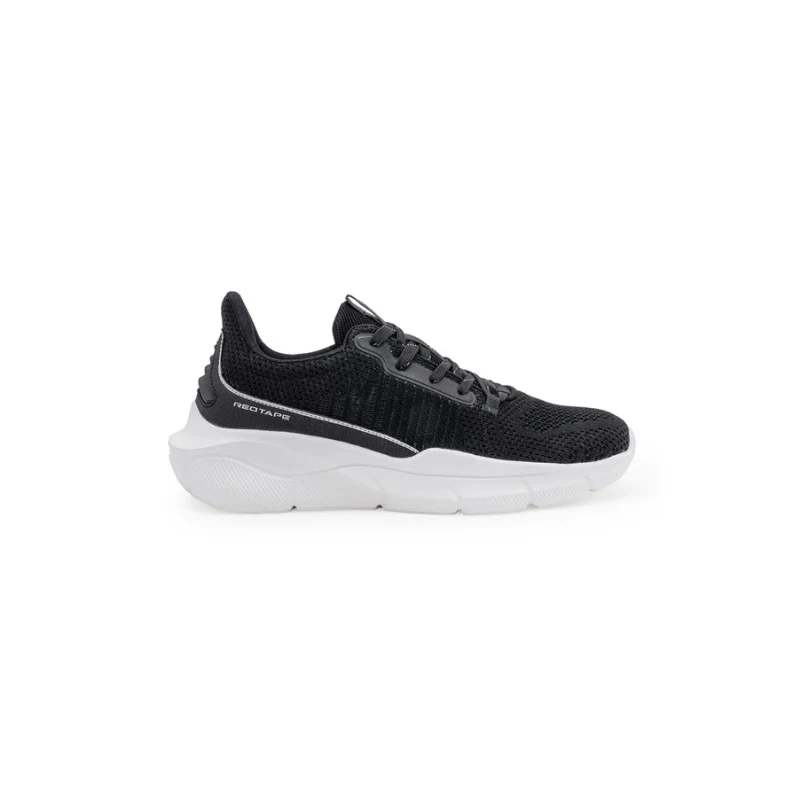 Black/White Sports Shoes for Men's- Lace-Up Shoes, Perfect Walking & Running Shoes for Men's - Image 3