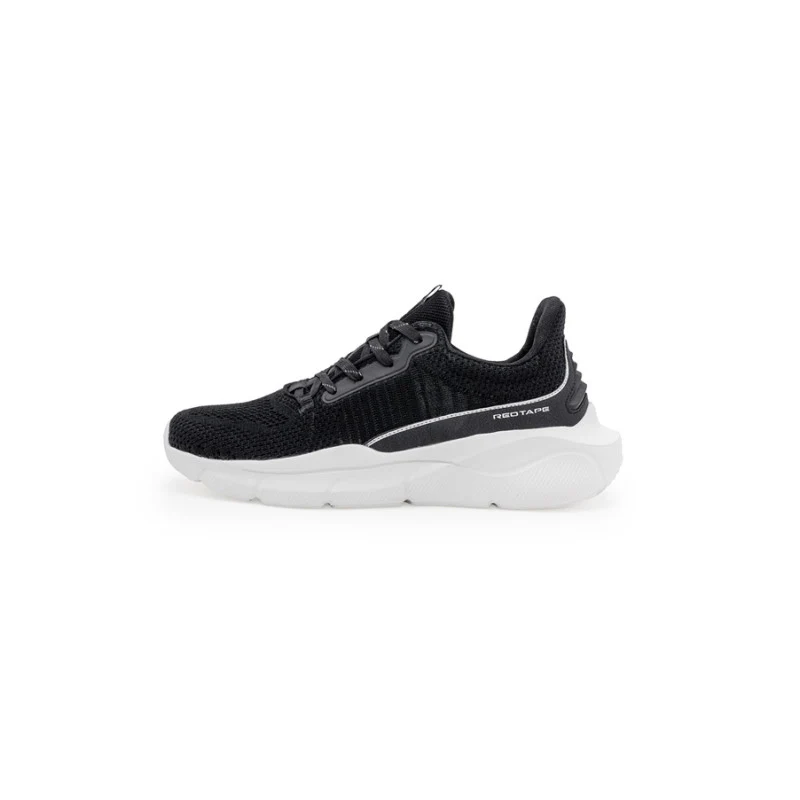 Black/White Sports Shoes for Men's- Lace-Up Shoes, Perfect Walking & Running Shoes for Men's - Image 4