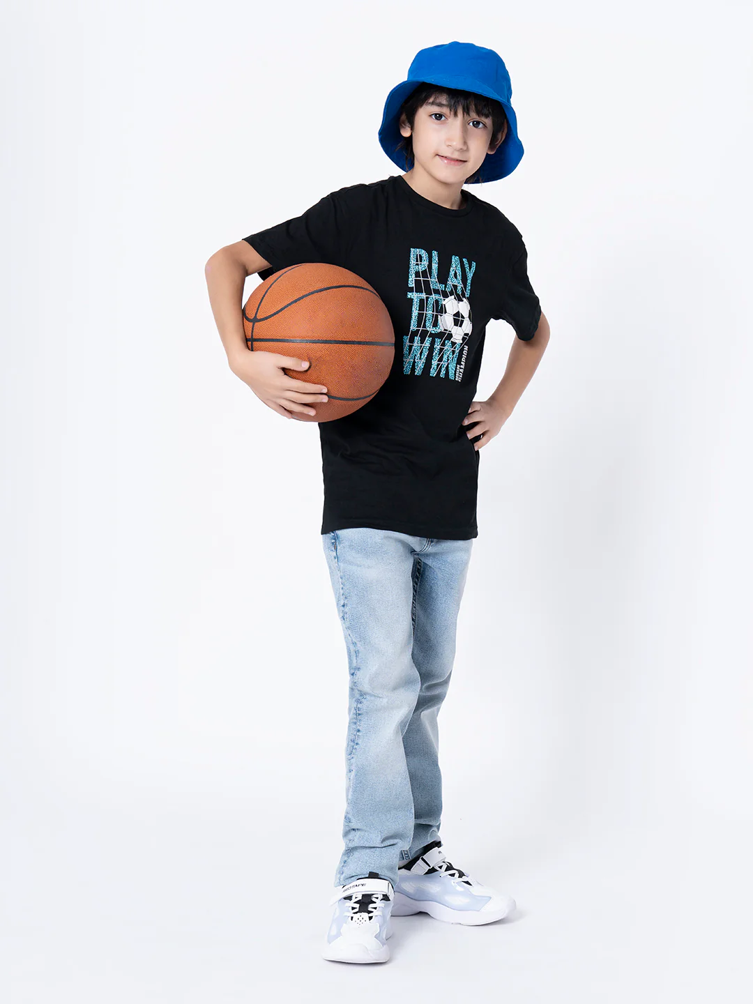 Boys Black Graphic Print T-Shirt - Image 5