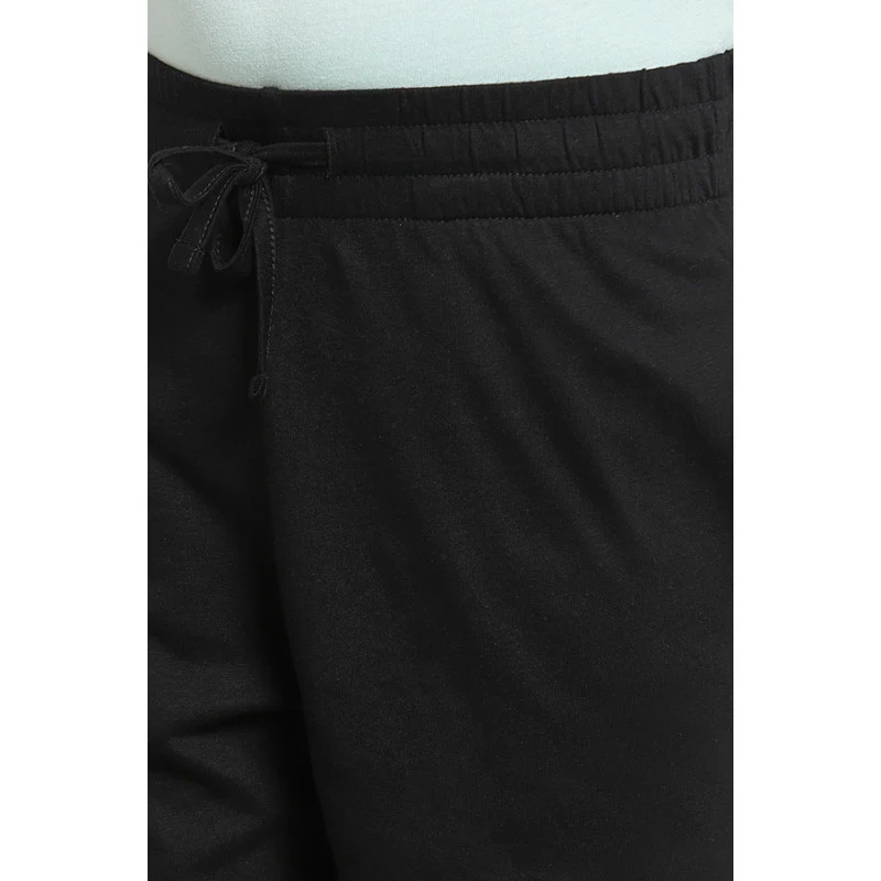 Boys Black Solid Activewear Shorts - Image 4