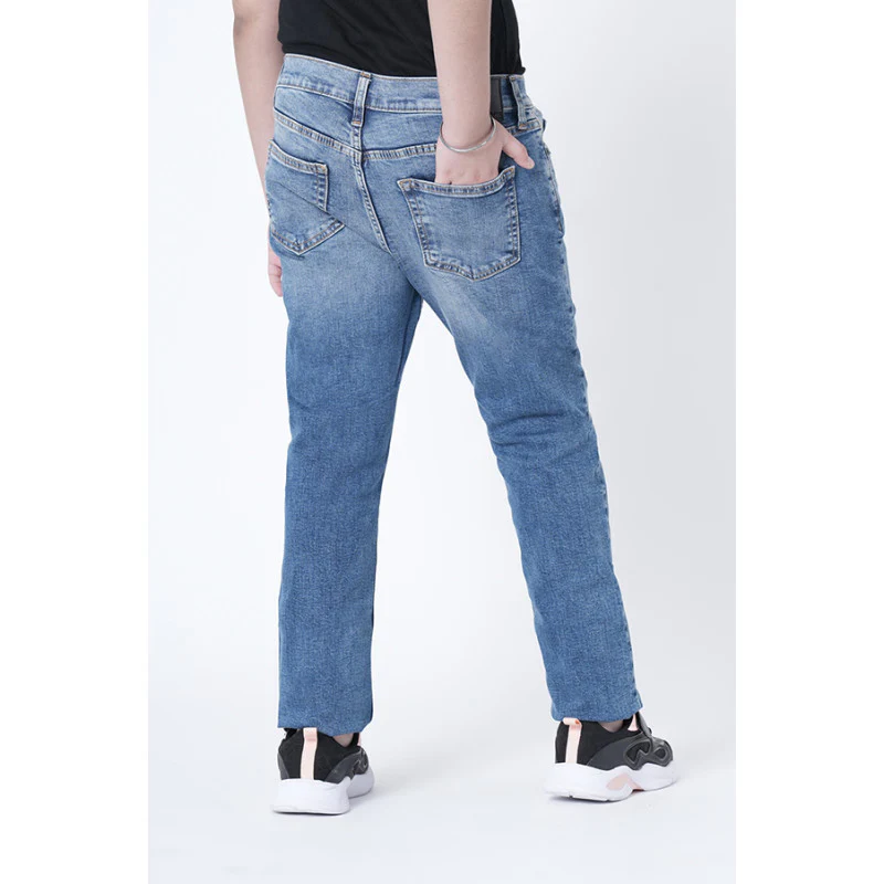 Boys Blue Skinny Jeans - Image 3