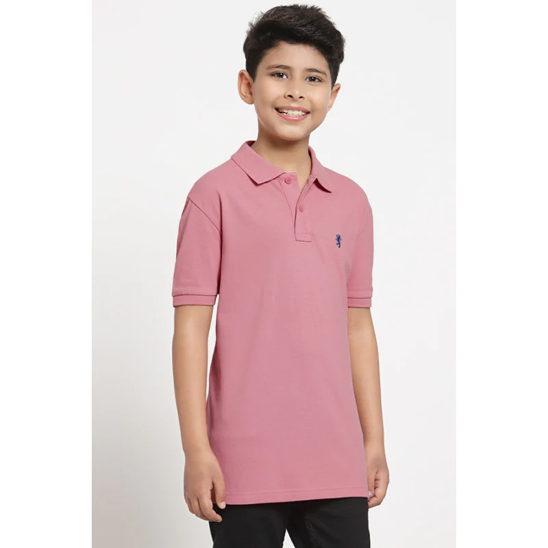 Boys Coral Haze Solid T-Shirt - Image 2