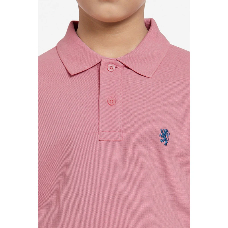 Boys Coral Haze Solid T-Shirt - Image 4