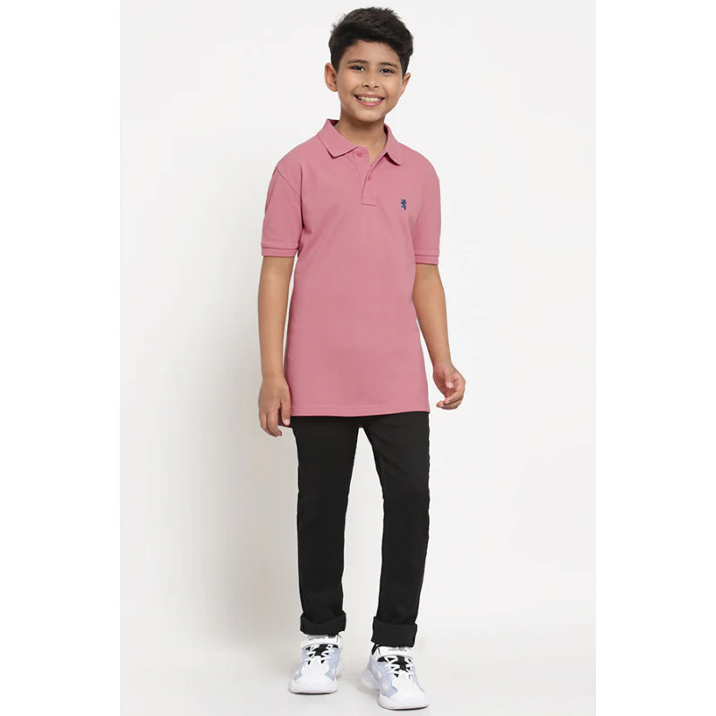 Boys Coral Haze Solid T-Shirt - Image 5