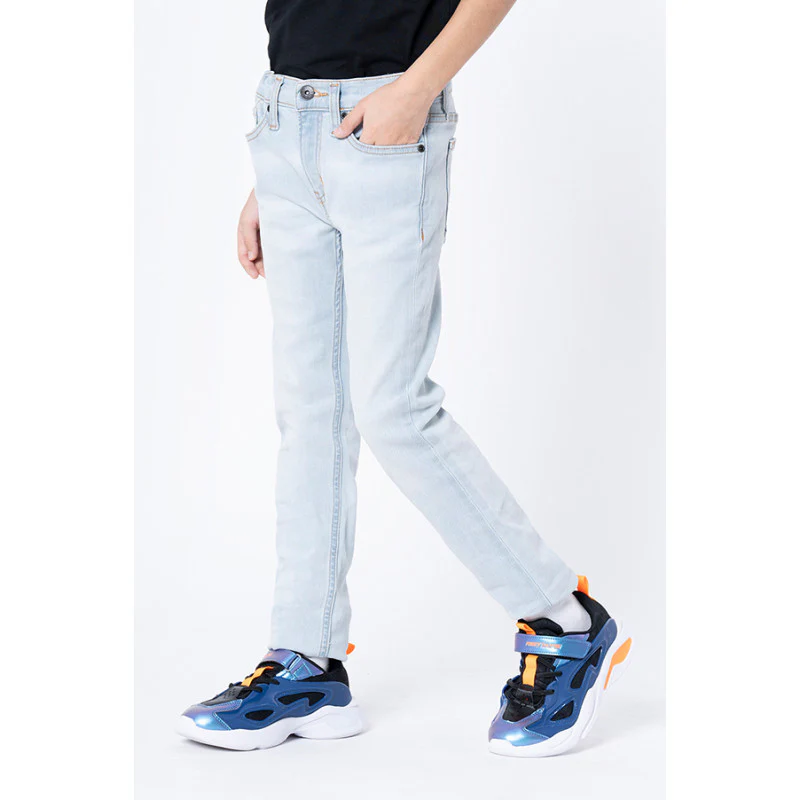 Boys Ice Blue Skinny Jeans - Image 2