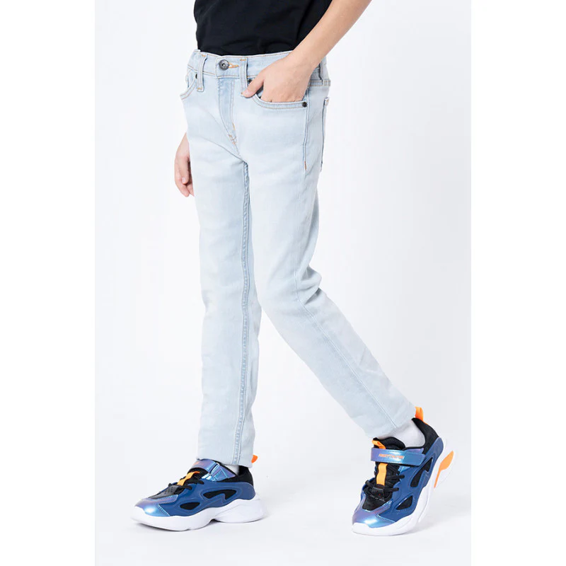 Boys Ice Blue Skinny Jeans - Image 2