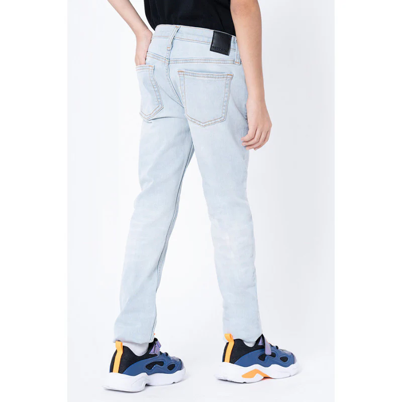 Boys Ice Blue Skinny Jeans - Image 3