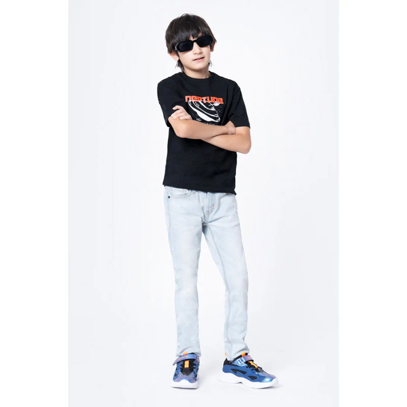 Boys Ice Blue Skinny Jeans - Image 5