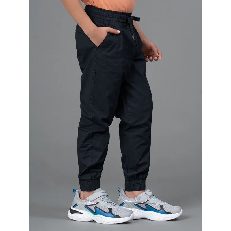 Boy's Black Relaxed Jogger - Image 2