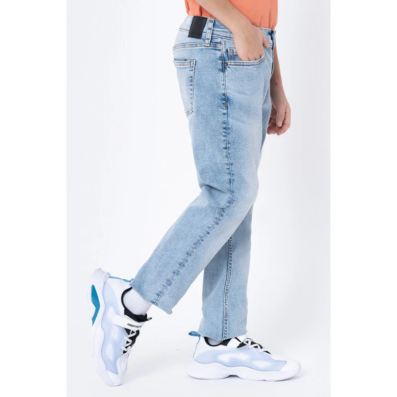 Boys Light Blue Skinny Jeans - Image 2