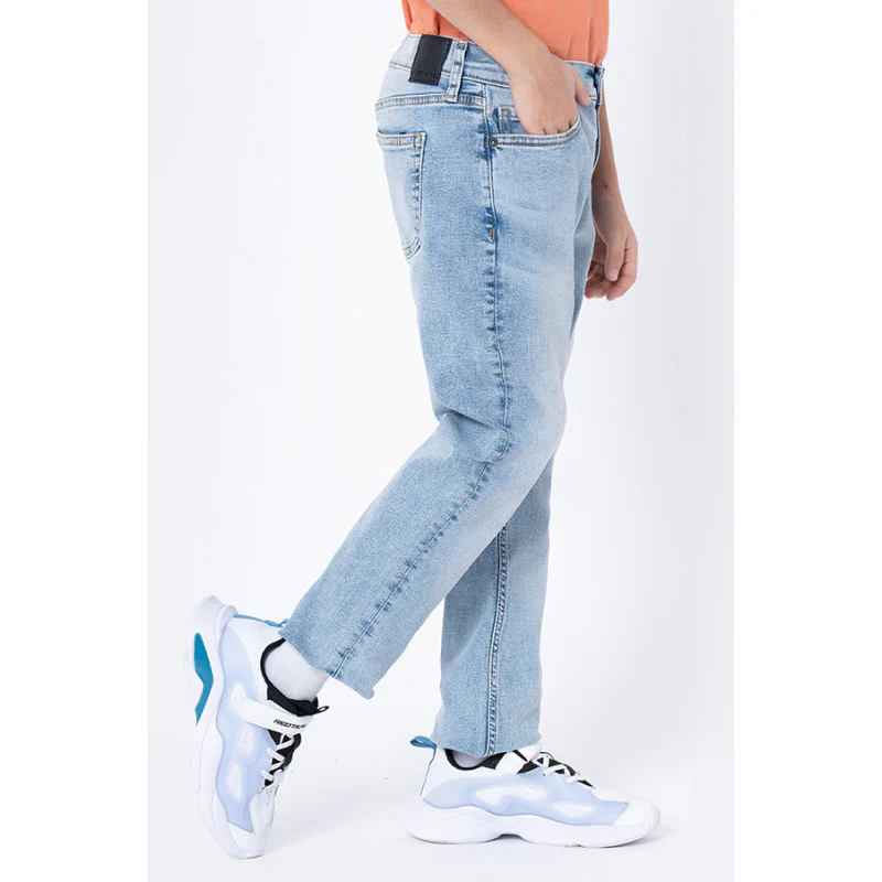 Boys Light Blue Skinny Jeans - Image 2