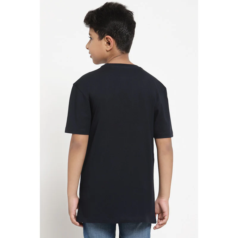 Boys Navy Graphic Print T-Shirt - Image 3
