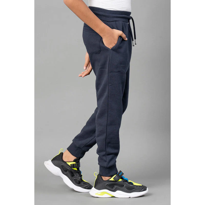 Boys Navy Solid Jogger - Image 4