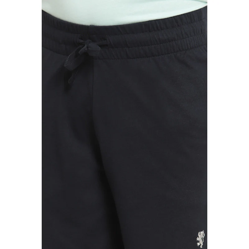 Boys Navy Solid Activewear Shorts - Image 4