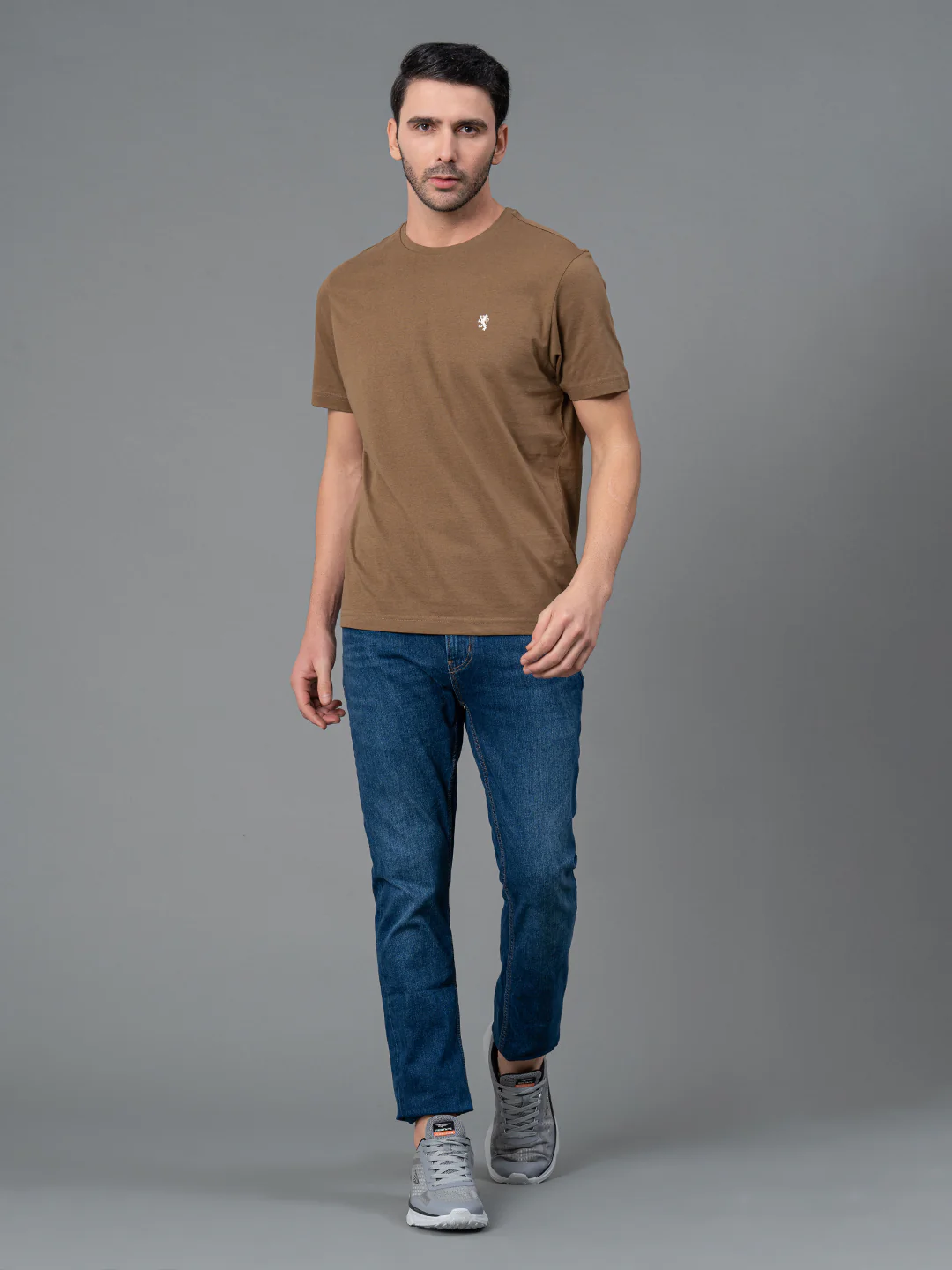 Brown Casual T-Shirt for Men - Image 5