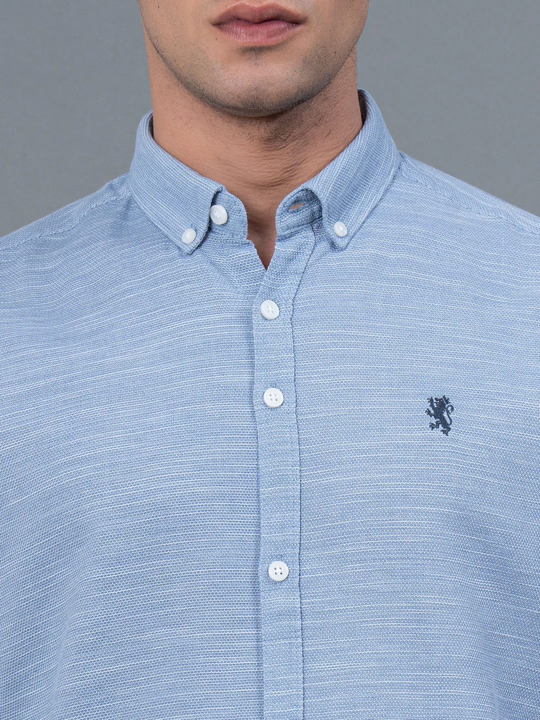Button Down Collar Neck Men's Shirt - Image 4