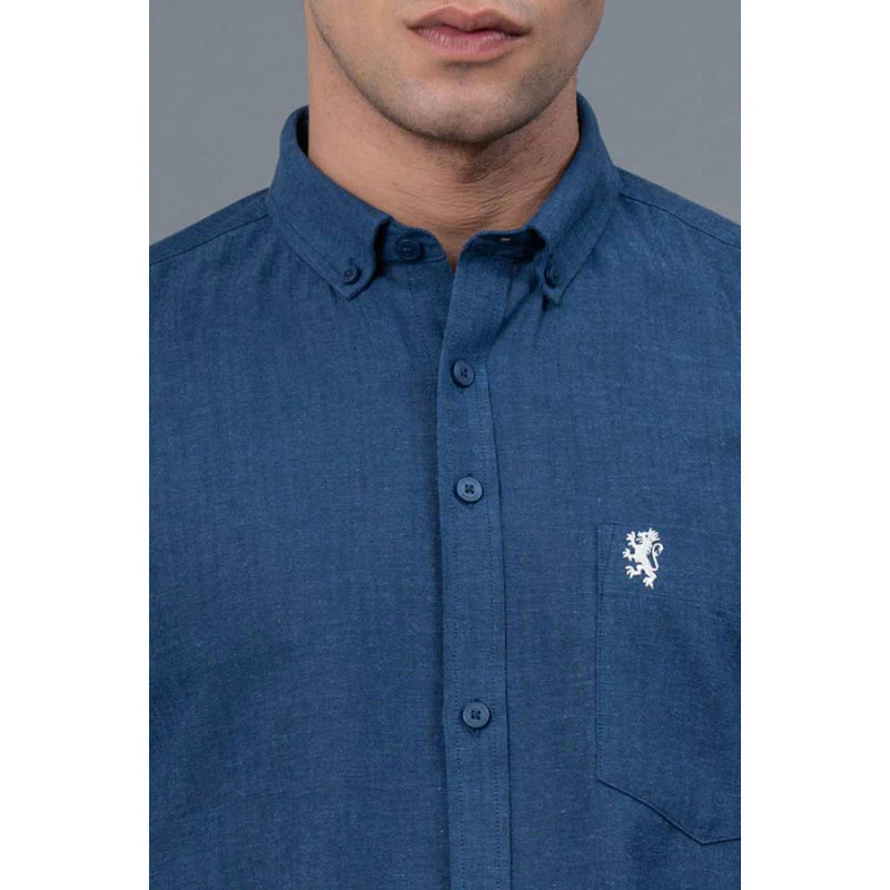 Button Down Collar Neck Men's Shirt - Image 4