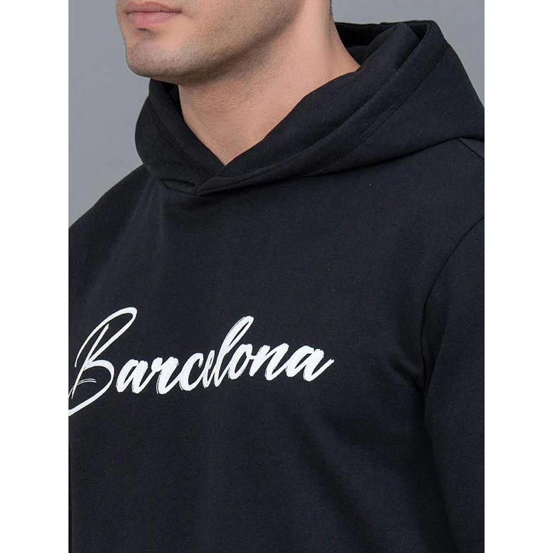 Casual Black Hoodie for Men - Image 4
