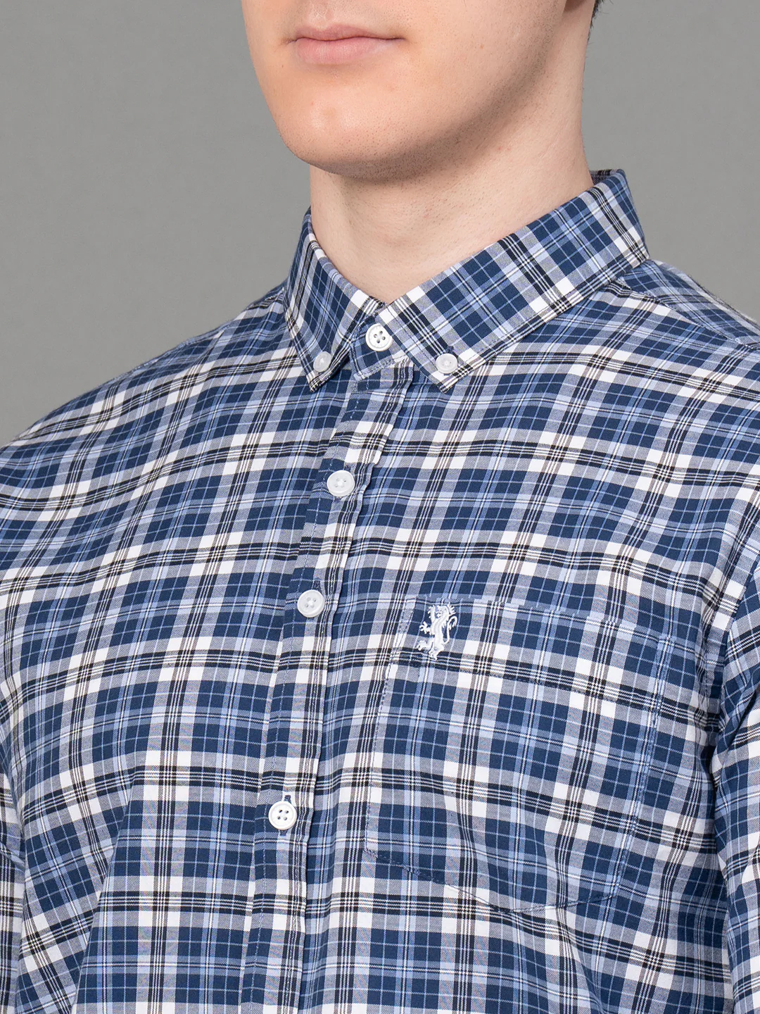 Casual Checked Shirt For Men - Image 4
