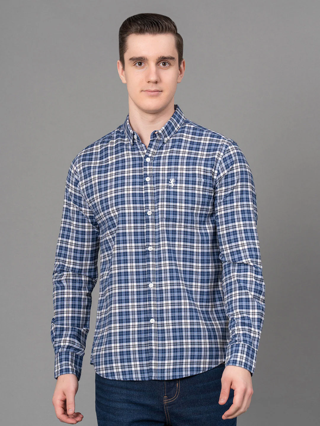 Casual Checked Shirt For Men - Image 6