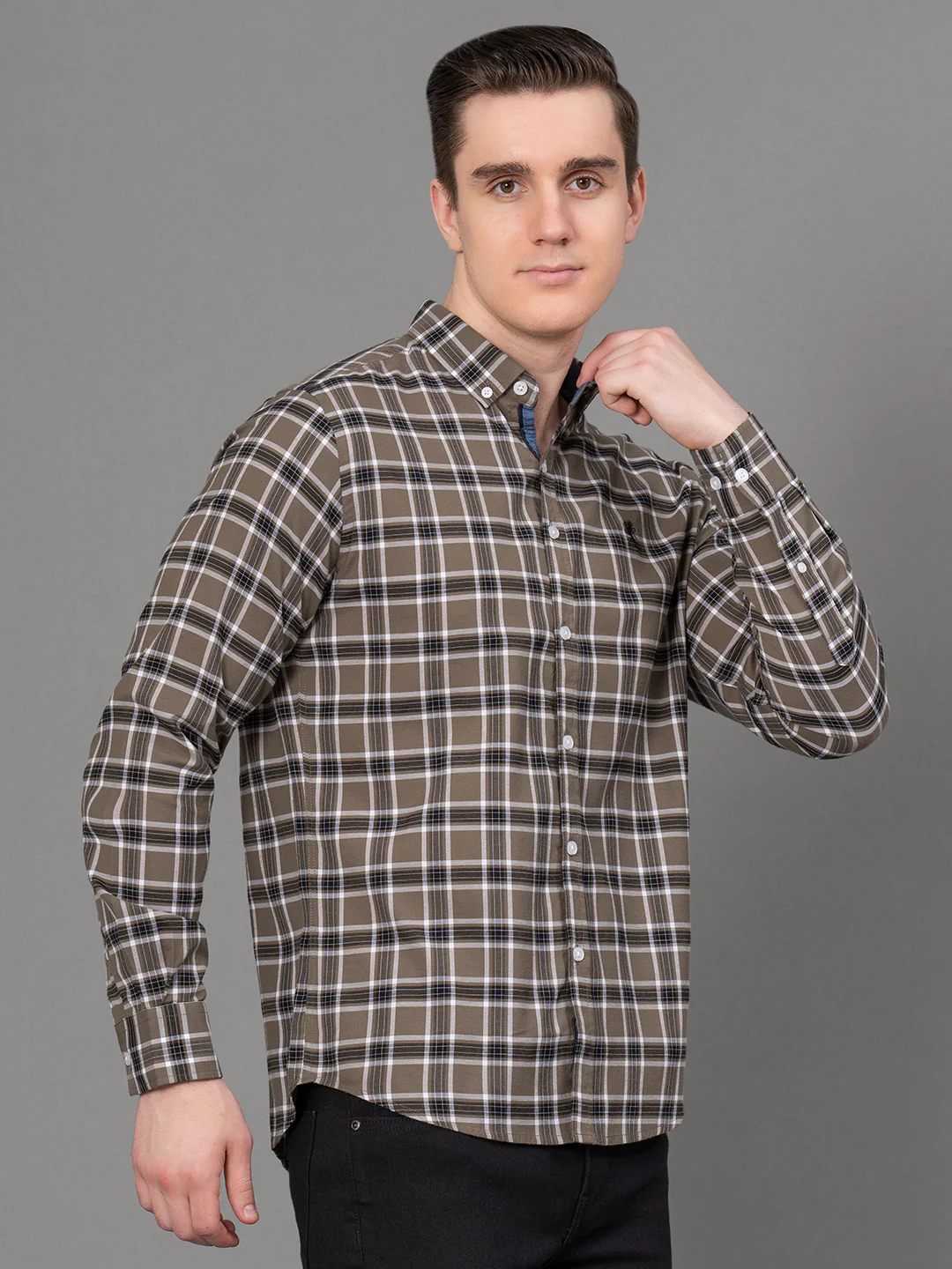 Casual Checked Shirt For Men - Image 2