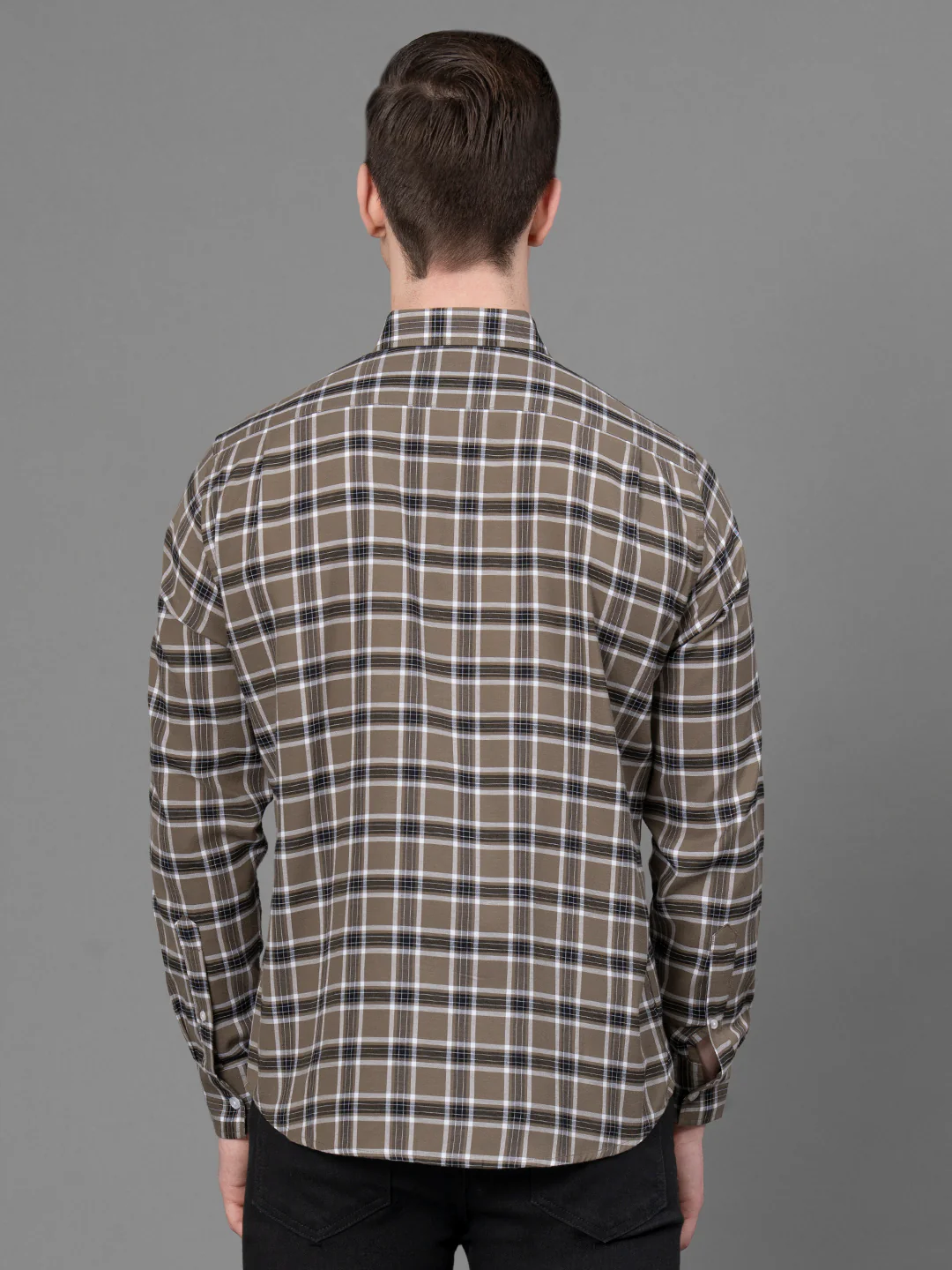Casual Checked Shirt For Men - Image 3