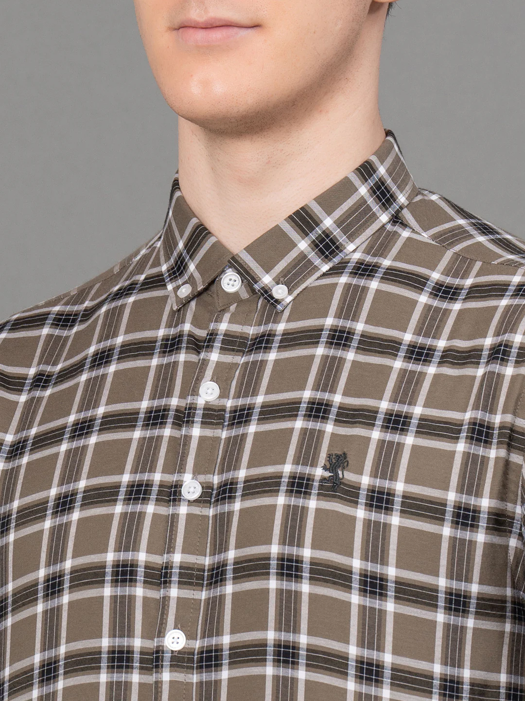 Casual Checked Shirt For Men - Image 4