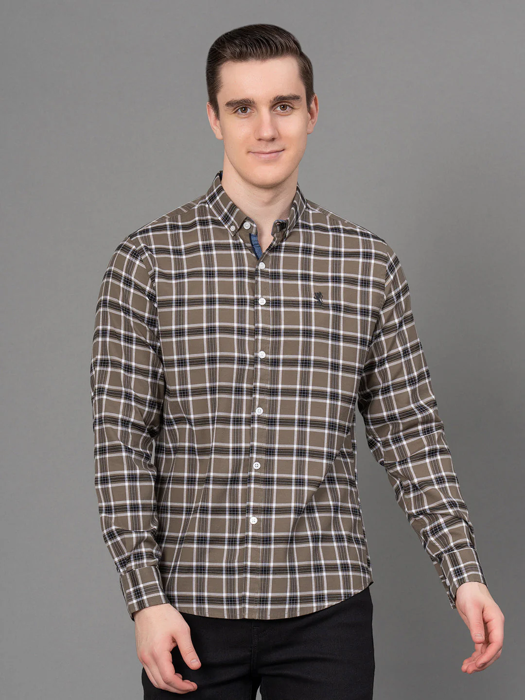 Casual Checked Shirt For Men - Image 6