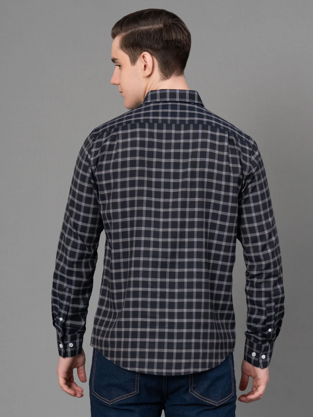 Casual Checked Shirt For Men - Image 3