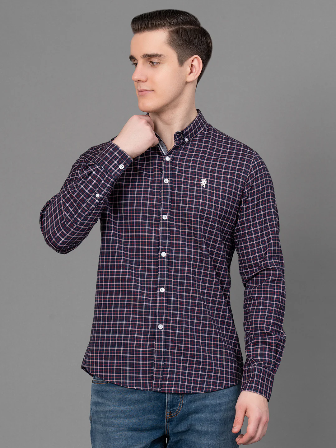 Casual Checked Shirt For Men - Image 2