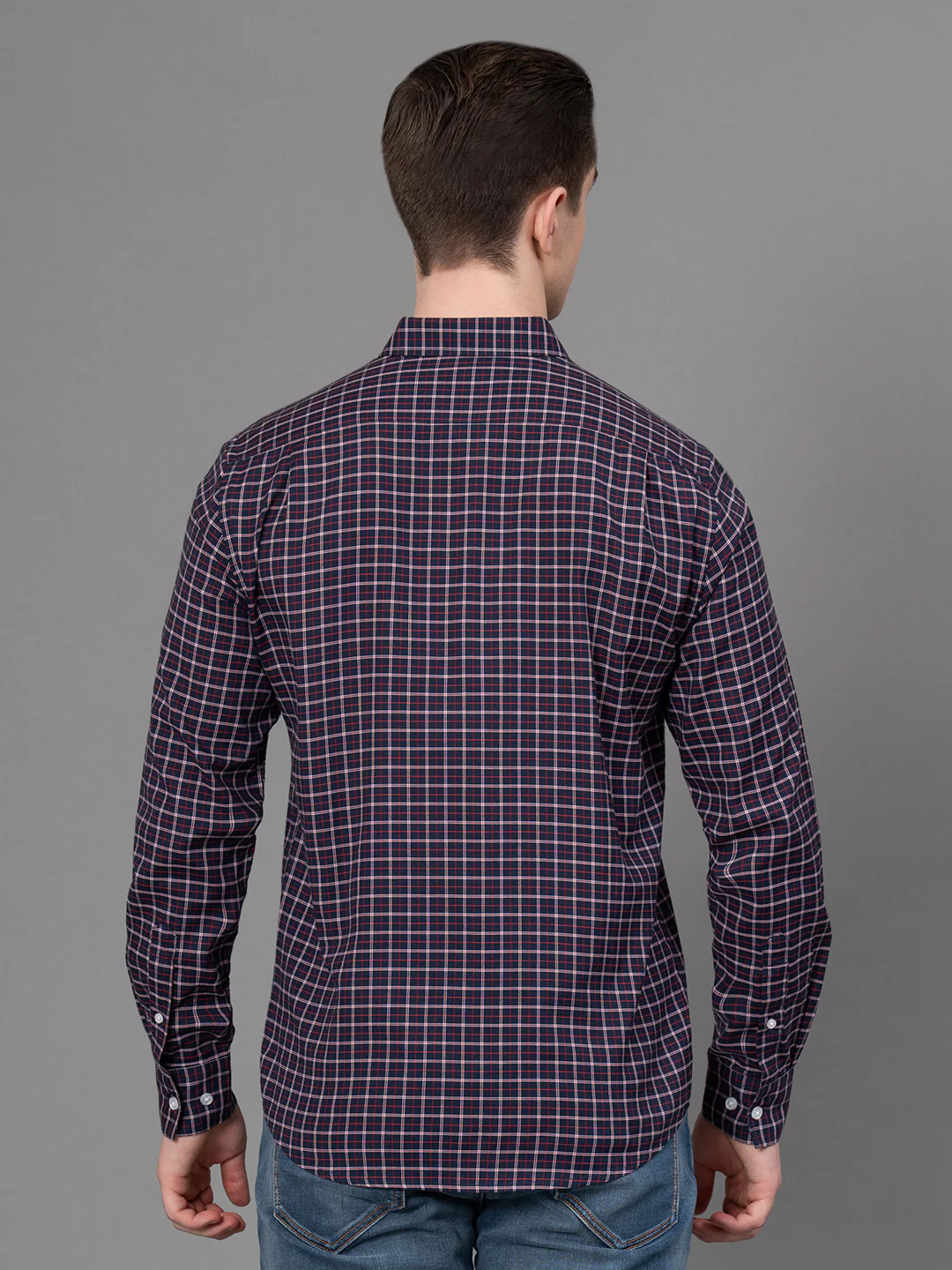 Casual Checked Shirt For Men - Image 3