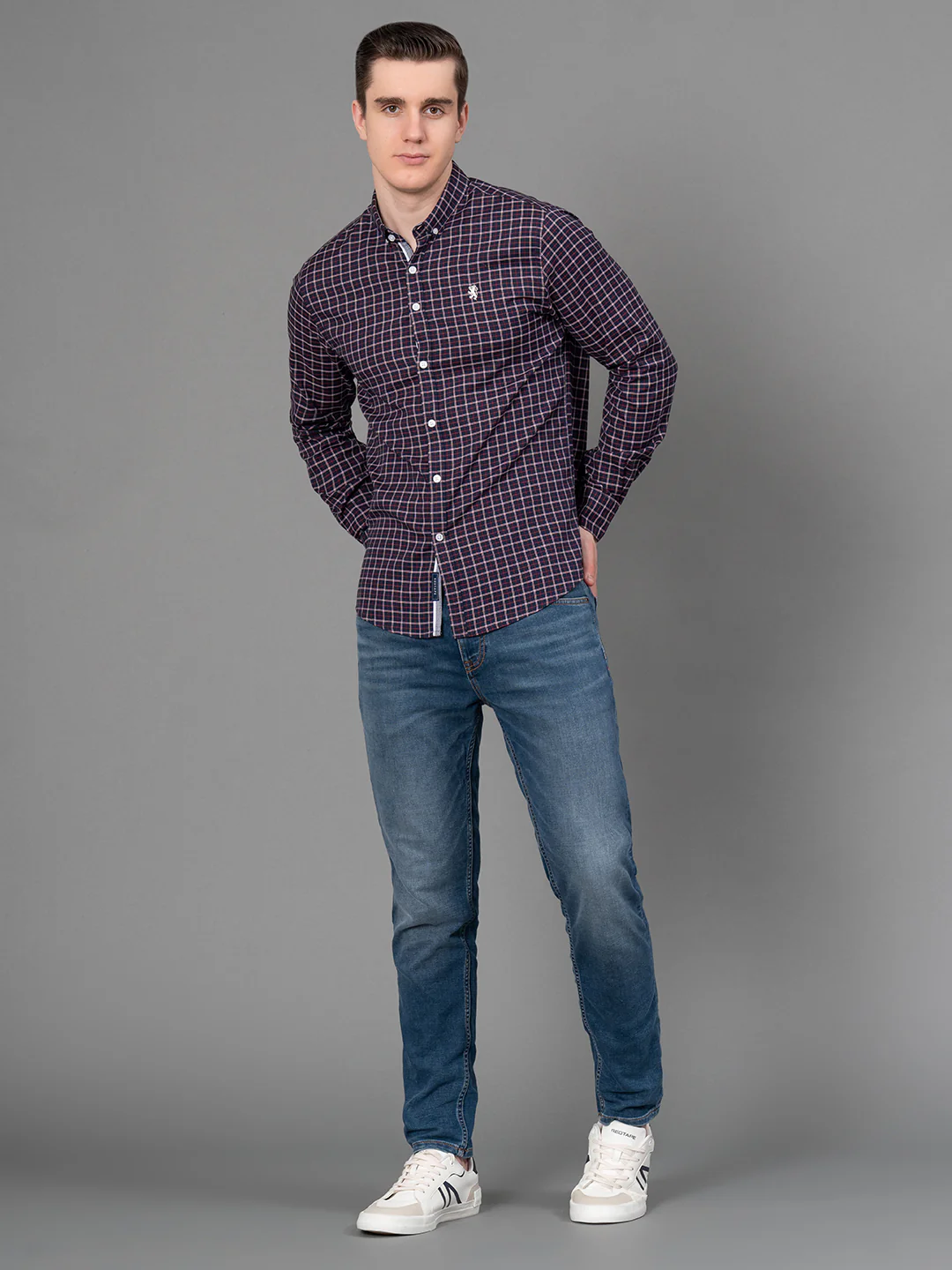 Casual Checked Shirt For Men - Image 5