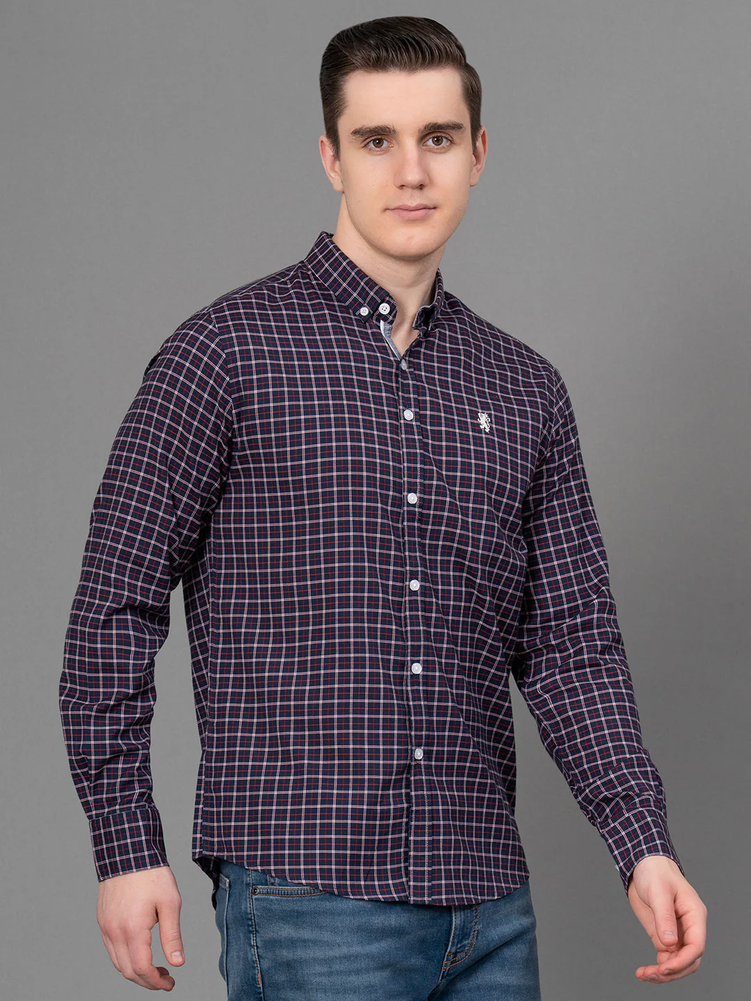 Casual Checked Shirt For Men - Image 6