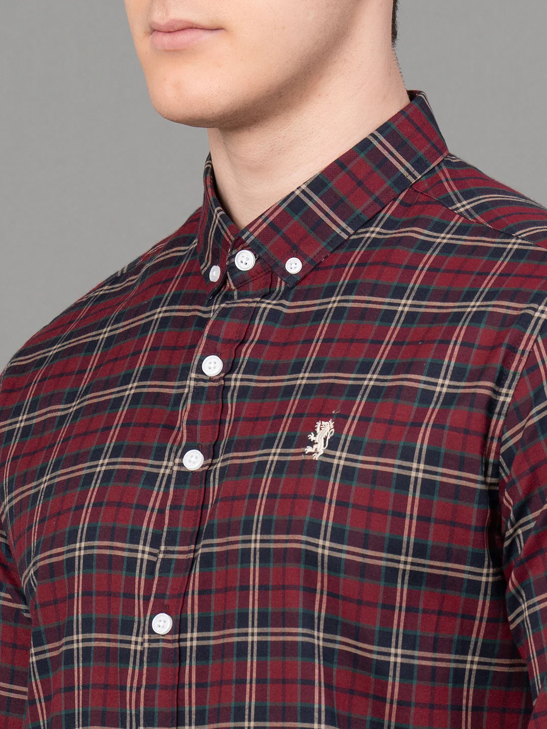 Casual Checked Shirt For Men - Image 4