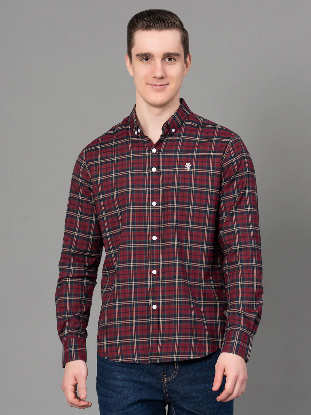 Casual Checked Shirt For Men - Image 6