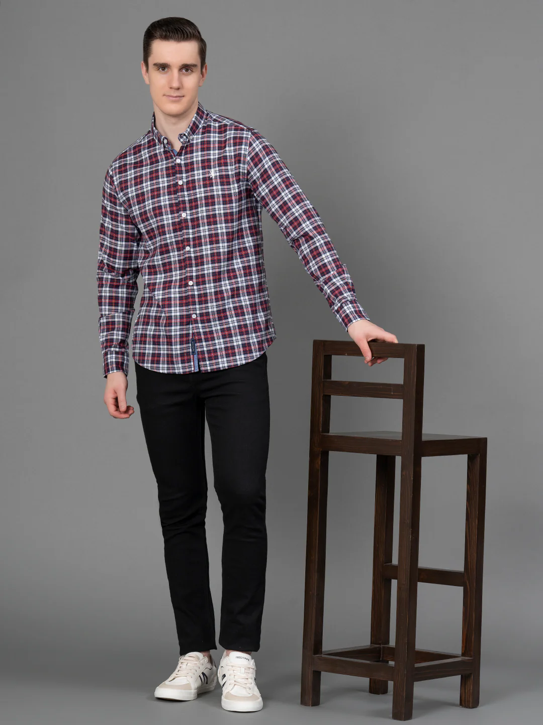 Casual Checked Shirt For Men - Image 5
