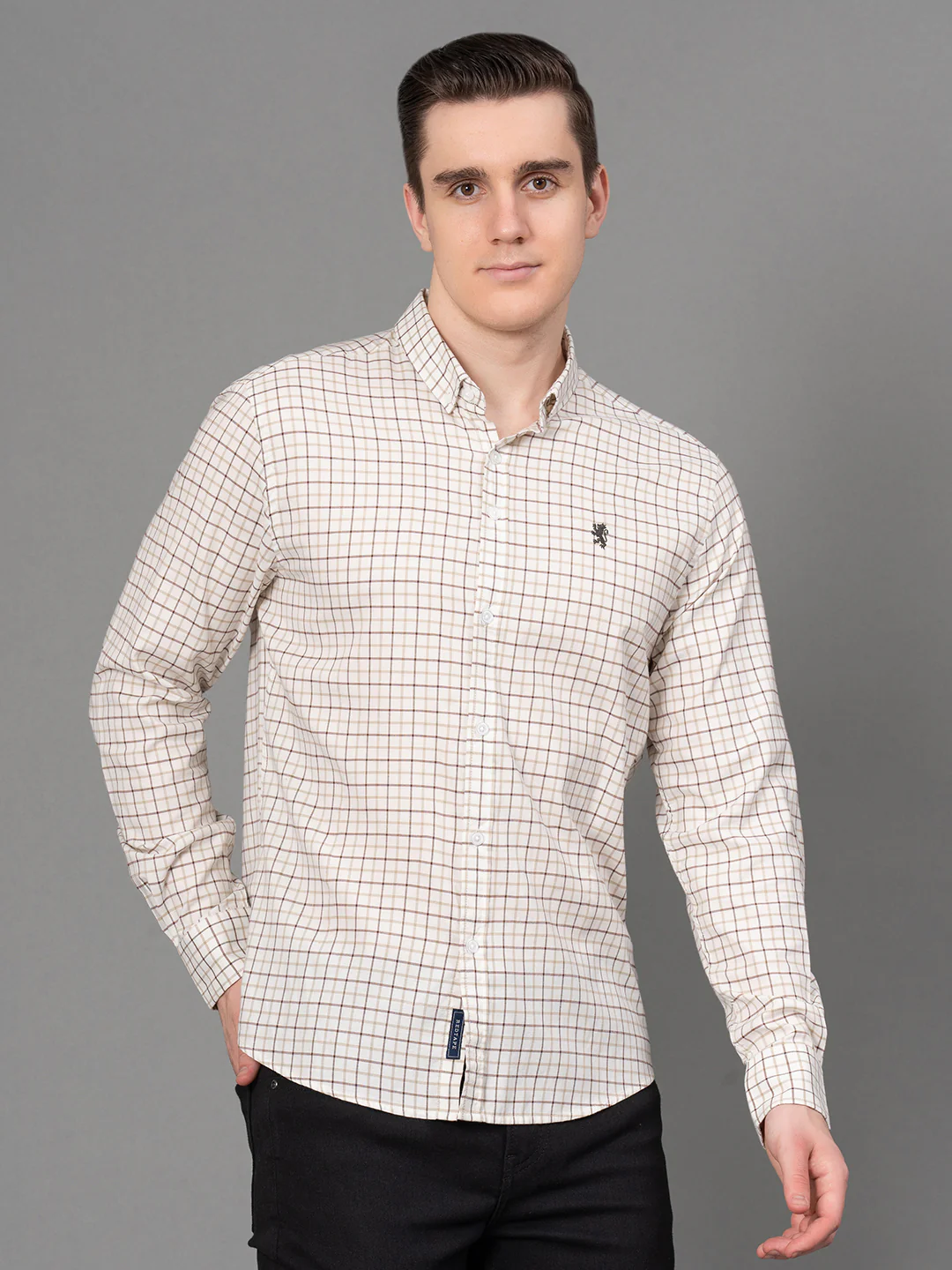Casual Checked Shirt For Men - Image 2