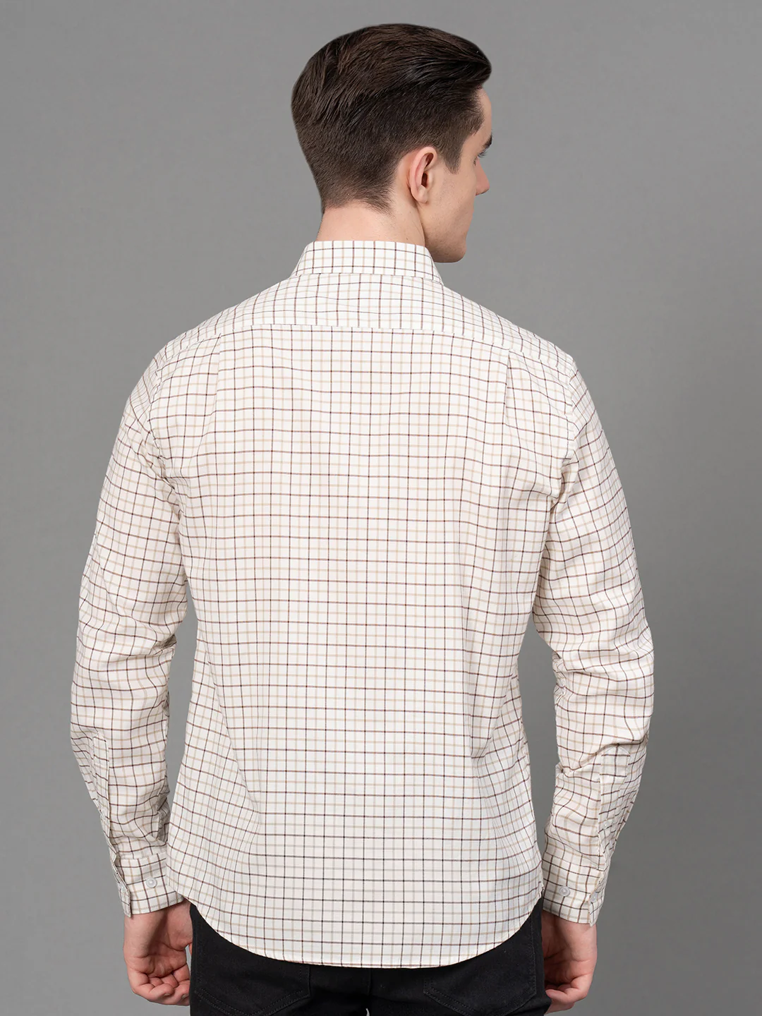 Casual Checked Shirt For Men - Image 3