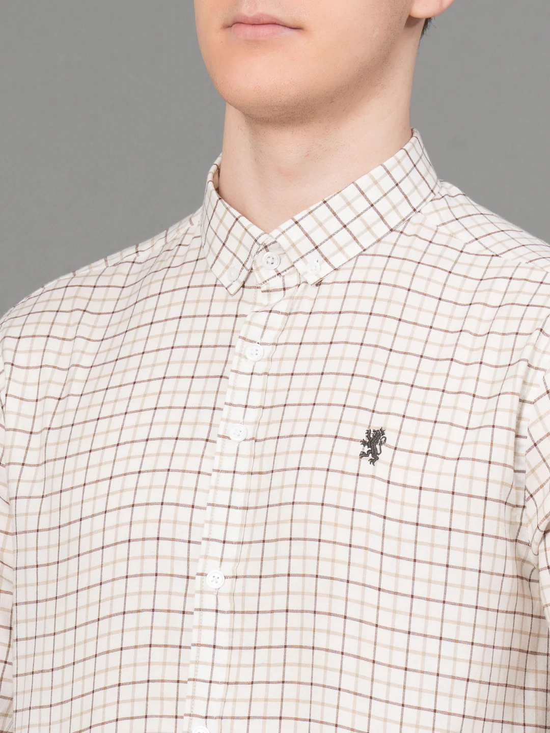 Casual Checked Shirt For Men - Image 4