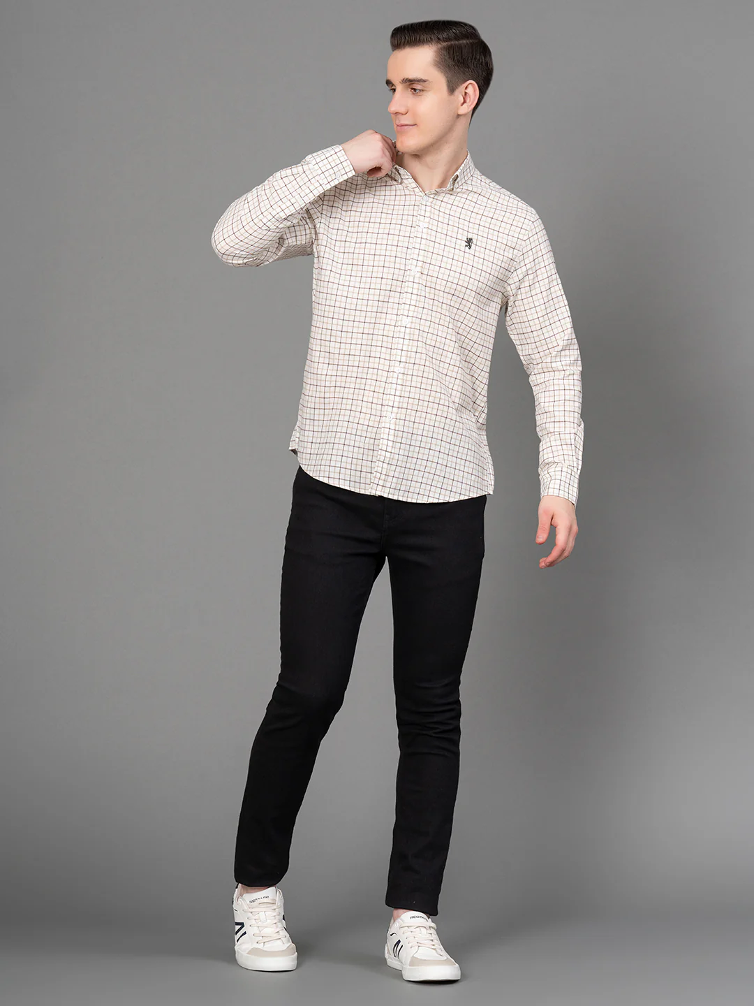 Casual Checked Shirt For Men - Image 5