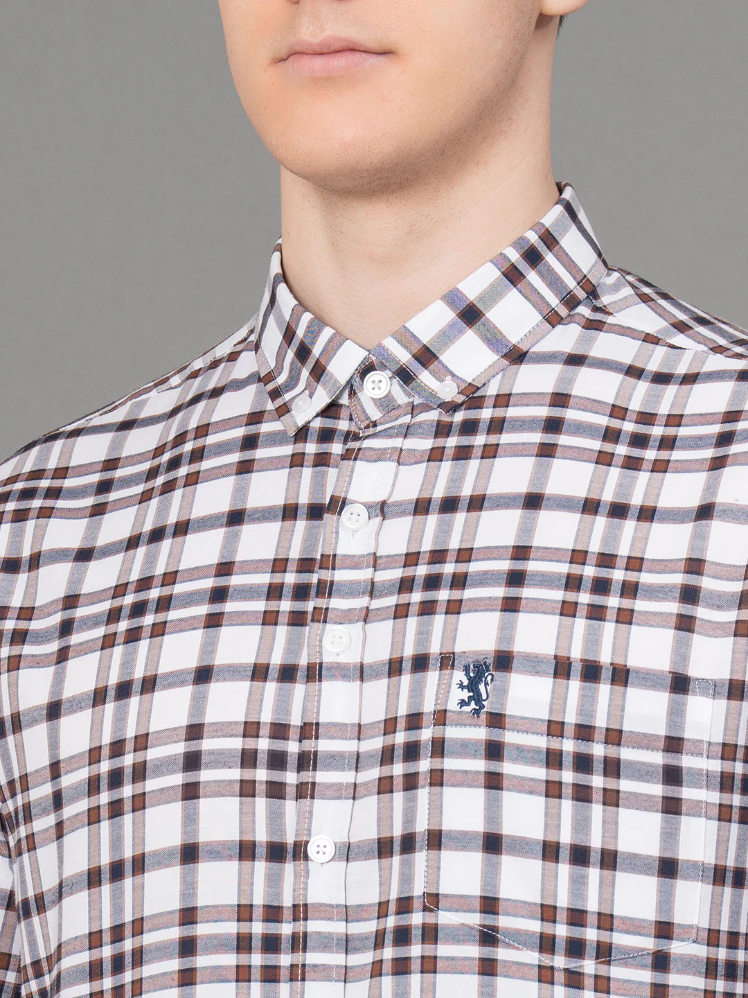 Casual Checked Shirt For Men - Image 4
