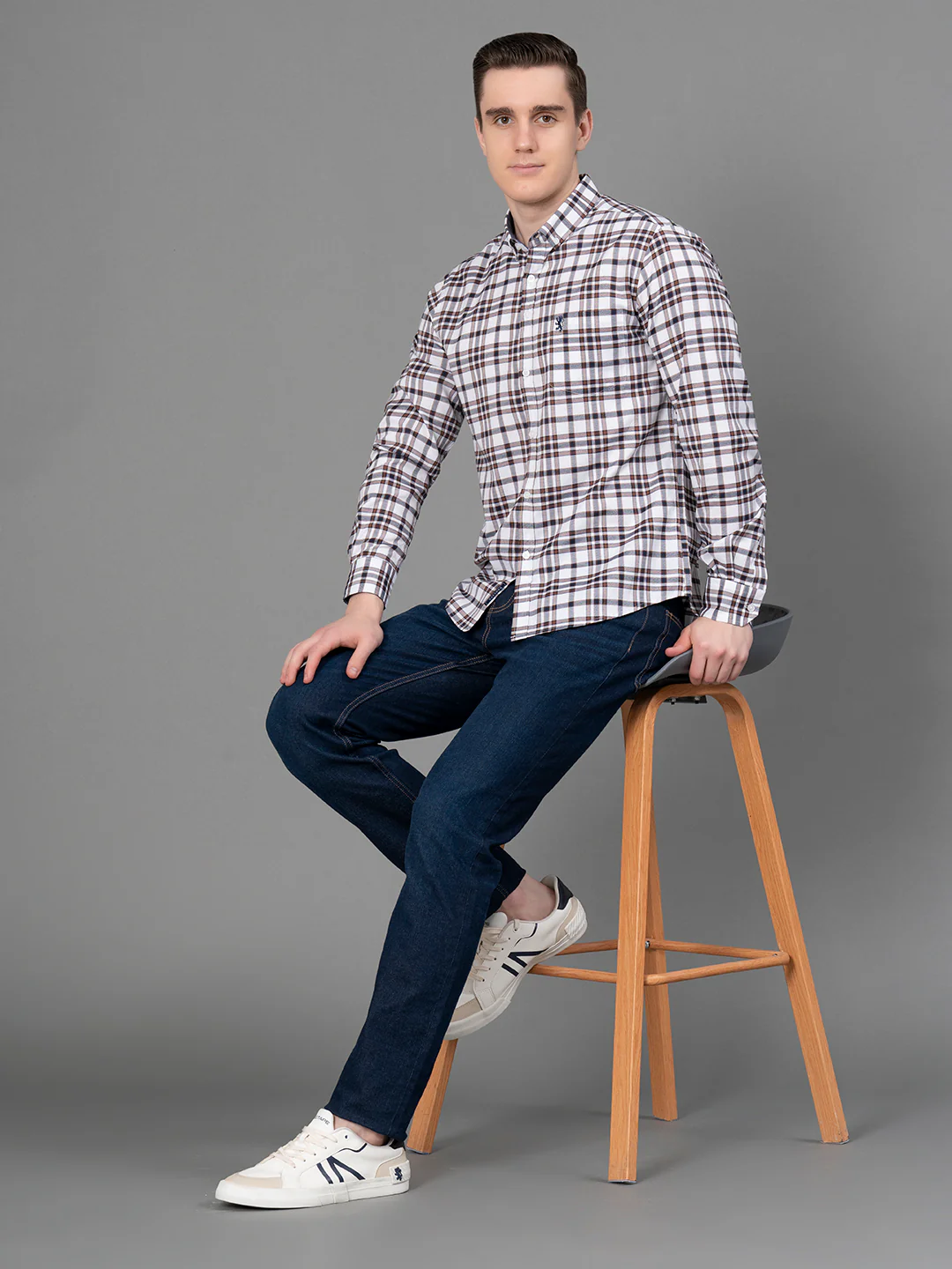 Casual Checked Shirt For Men - Image 5